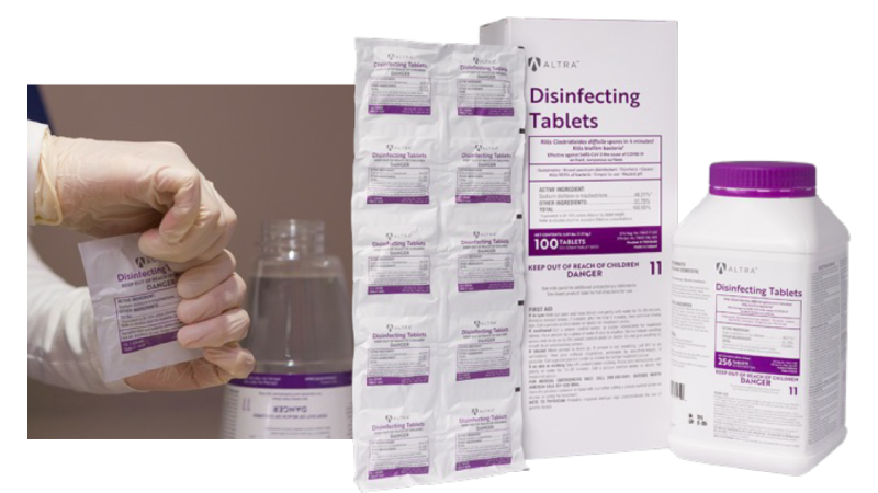 disinfecting tablets